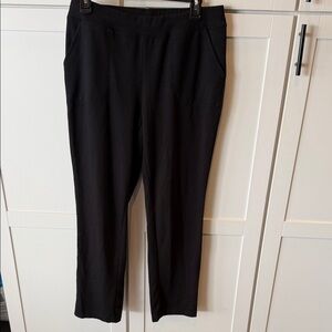 croft & barrow Black Cropped Ponte Stretch Pants